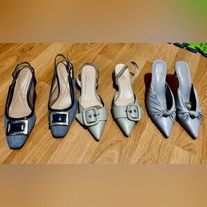 Woman shoes 3 pieces size 81/2 and 40